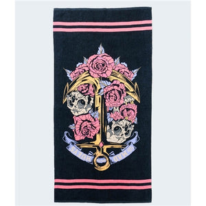 SKULL AND ROSES TOWEL