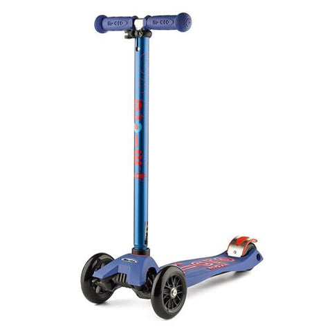 MICRO BLUE MAXI DELUXE 3 WHEEL KIDS SCOOTER
