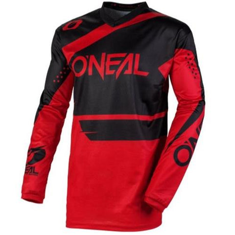 ONEAL 20 ELEMENT JERSEY RACEWEAR BLACK RED ADULTS