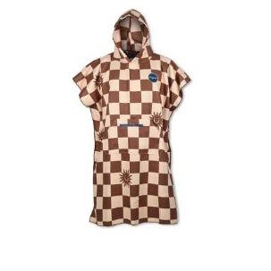 DRITIMES PONCHO CHECKED OUT PONCHO TOWEL