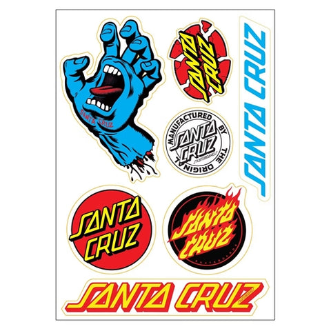 SCREAMING HAND MULTI A5 STICKER SHEET