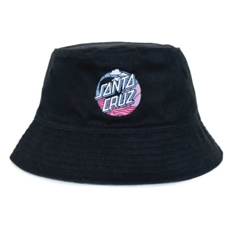 CLIFF VIEW DOT BUCKET HAT CHARCOAL REVERSIBLE