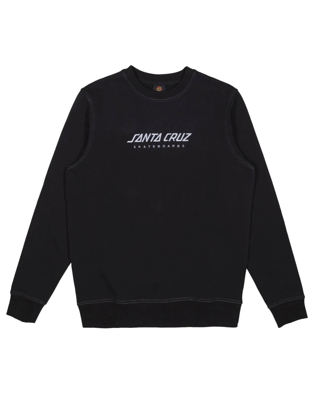 SOLID STRIP FRONT SWEATER REGULAR FIT FLEECE