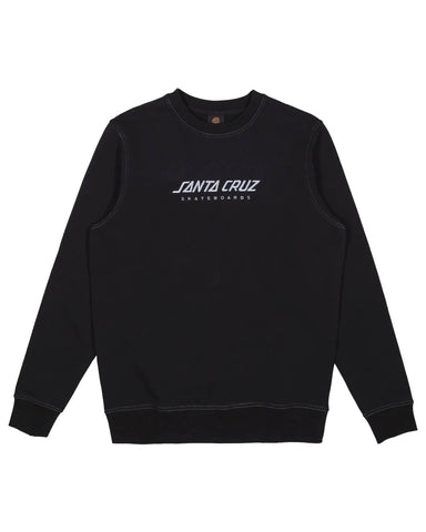 SOLID STRIP FRONT SWEATER REGULAR FIT FLEECE