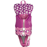 IVY 2027 INFANT VEST WITH COLLAR - PURPLE FLOWERS