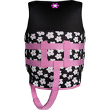 IVY 2027 JUNIOR GIRLS VEST - BLACK FLOWERS