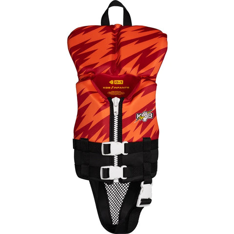KGB 2027 INFANT VEST WITH COLLAR - ELECTRIC RED