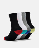 SANTA CRUZ BOLD SHADOW DOT CREW SOCK 4 PACK | 2-8