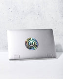 THE MAD HUEYS CHECKER HUEYS STICKER