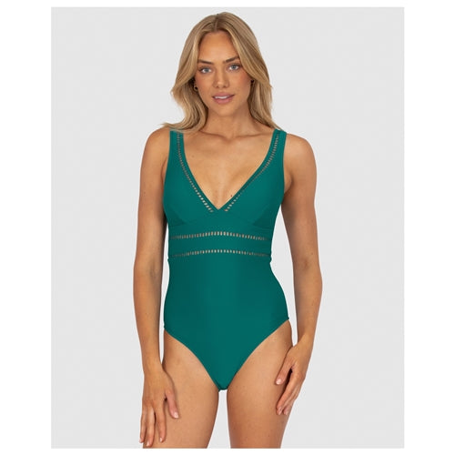 ROCOCCO LONGLINE ONE PIECE SWIMSUIT - JUNGLE