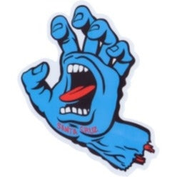 SCREAMING HAND DECAL STICKER.