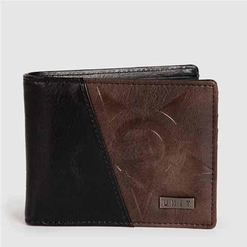 MENS SPLIT WALLET CHOCOLATE