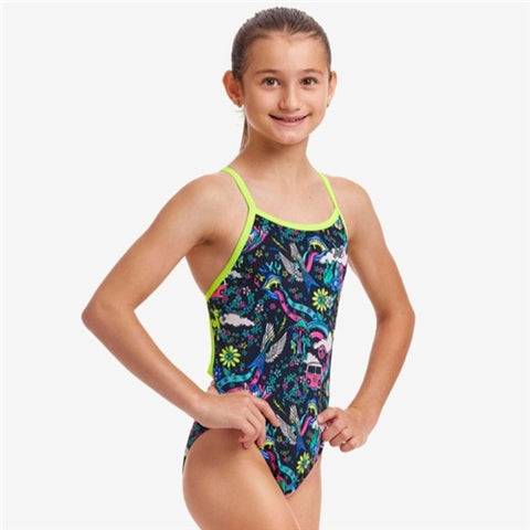 HIPPY DIPPY GIRLS SINGLE STRAP ONE PIECE