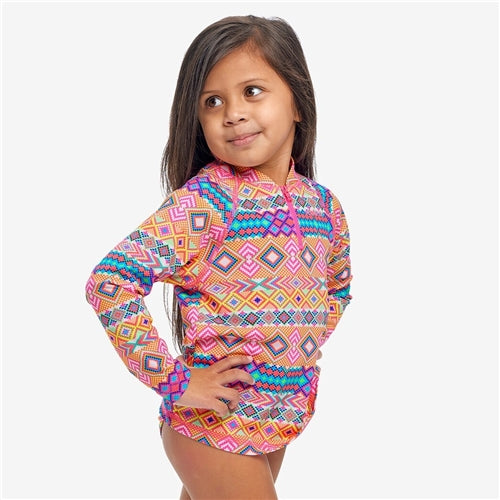 TODDLER GIRL'S ZIPPY RASHIE & BRIEF - DEVIL N DETAIL