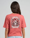 THE MAD HUEYS PIRATES LIFE | WOMANS BOXY TEE DUSTY ROSE