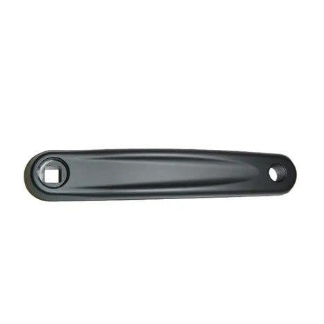 CRANK ARM LH 170mm, SQUARE TAPER, 90 Deg HOLE, ALLOY, BLACK