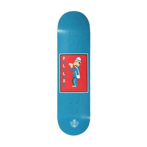 FOLKLORE SKATEBOARDS WARM PRESS 8" MAILMAN - BLUE