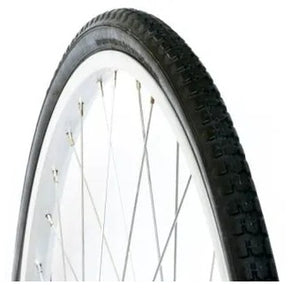 TYRE 28 x 1.3/8 BLACK Standard, Quality Vee Rubber Tyre (37-642) (9314)