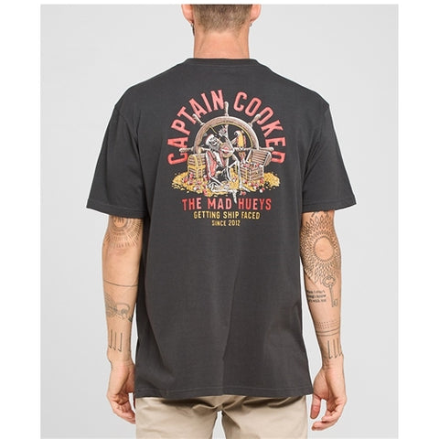 CAPTAIN COOKED SS TEE VINTAGE BLACK