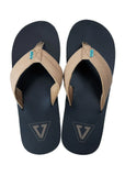 VISSLA DEEP WATER TOE THONG - KHAKI