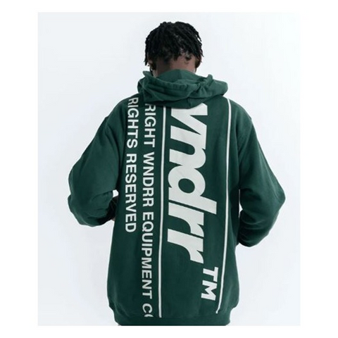 OUTPUT HOOD SWEAT - FOREST GREEN