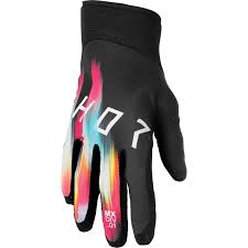 THOR THEORY BLACK MOTO GLOVE