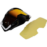 BLUR B-OTG GOGGLE BLK (RAD-RED + SPARE CLR LENS)