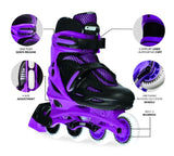 BLADE PURPLE - SIZE ADJUSTABLE INLINE SKATES