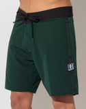 THE MAD HUEYS SEND IT 18" BOARDSHORT - PINE GREEN