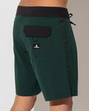 THE MAD HUEYS SEND IT 18" BOARDSHORT - PINE GREEN