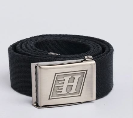 THE MAD HUEYS PARALLEL BOTTLE OPENER BELT - BLACK