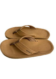 VISSLA HEAVY WATER OPEN TOE THONG - SAND