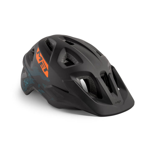 ELDAR MET YOUTH BICYCLE HELMET | BLACK CAMO MATT