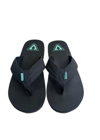 VISSLA DEEP WATER TOE THONG - BLACK