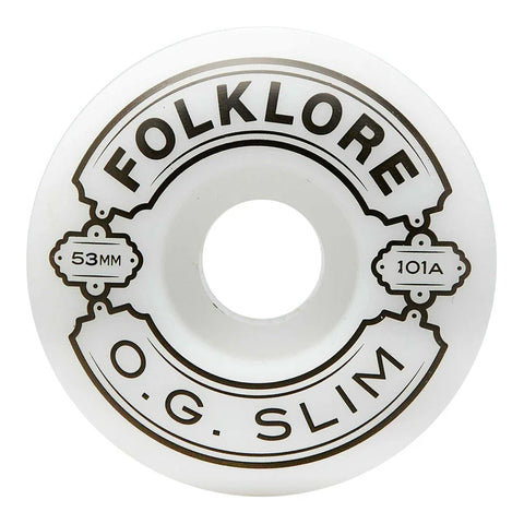 FOLKLORE OG SLIM CLASSIC 53MM 101A SKATEBOARD WHEELS