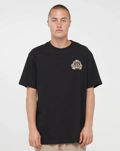 THE MAD HUEYS DRAGON CAPTAIN SS TEE - BLACK