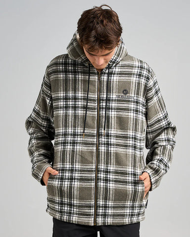 HAZZA JACKET - OIL GREEN