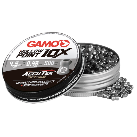 Gamo Accutek 10X Hollow Point Pellets .177 (500 tin)