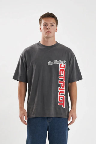 JET PILOT HQ TEE - GREY