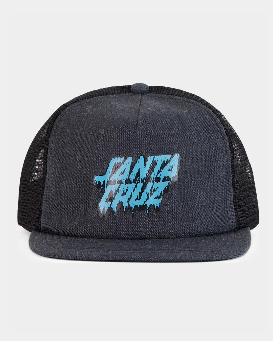 MELTING STRIP TRUCKER CAP - DARK GREY MARBLE