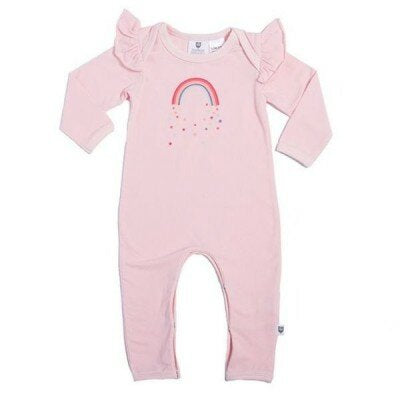 HOOTKID RAINBOW CONFETTI ROMPER