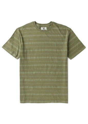 VISSLA TRIM LINES SS TEE - ARMY GREEN