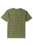 VISSLA TRIM LINES SS TEE - ARMY GREEN