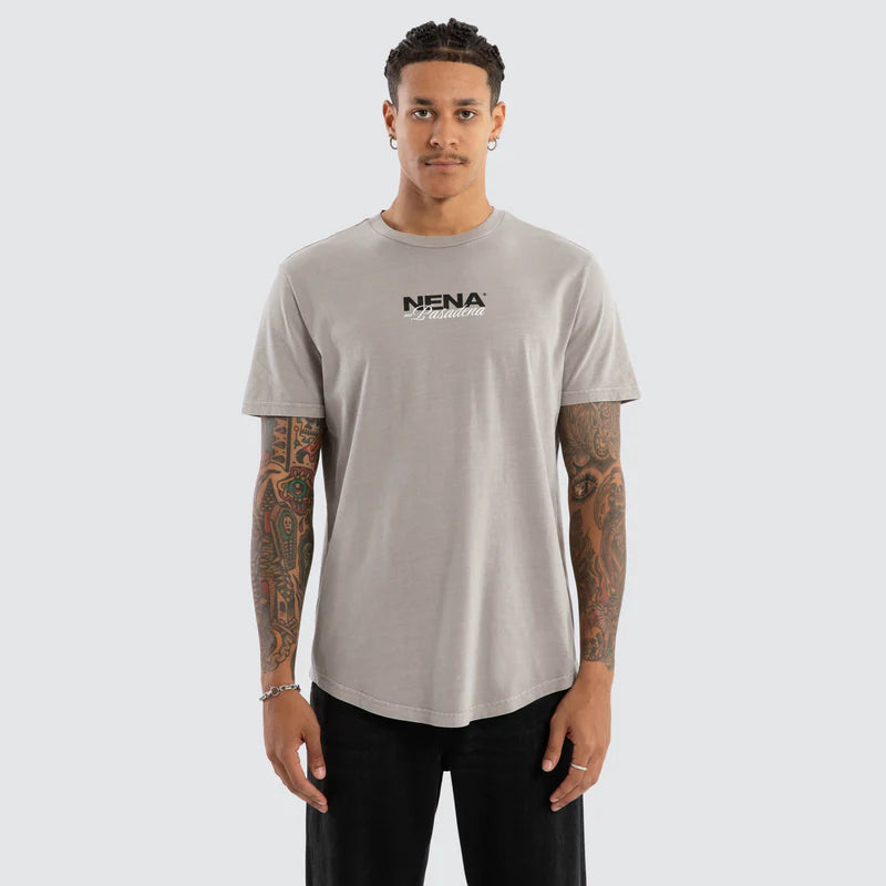 NXP VEERED DUAL CURVED TEE | PIGMENT PALOMA