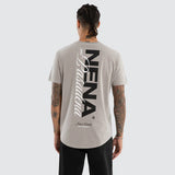 NXP VEERED DUAL CURVED TEE | PIGMENT PALOMA