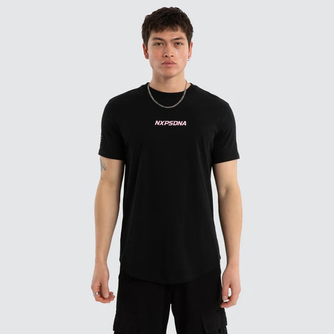 NXP ATLANTIC DUAL CURVED TEE - JET BLACK