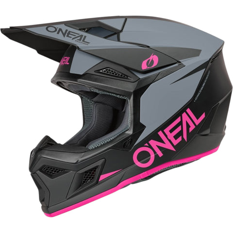 ONEAL 3SRS ADULT HELMET SOLID - PNK/BLK/GRY