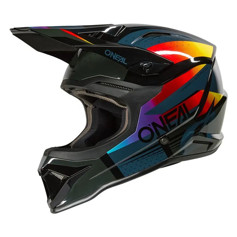 ONEAL 1SRS HELMET RACE BLACK/MULTI