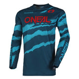O'NEAL HARDWEAR ADULT JERSEY WILD - BLUE/TEAL