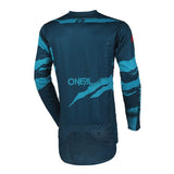 O'NEAL HARDWEAR ADULT JERSEY WILD - BLUE/TEAL